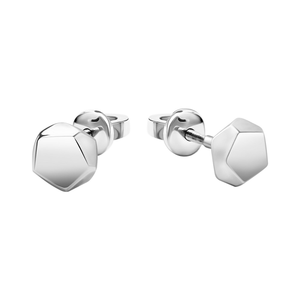 

Серебряные пуссеты S058 GS-5046 р-