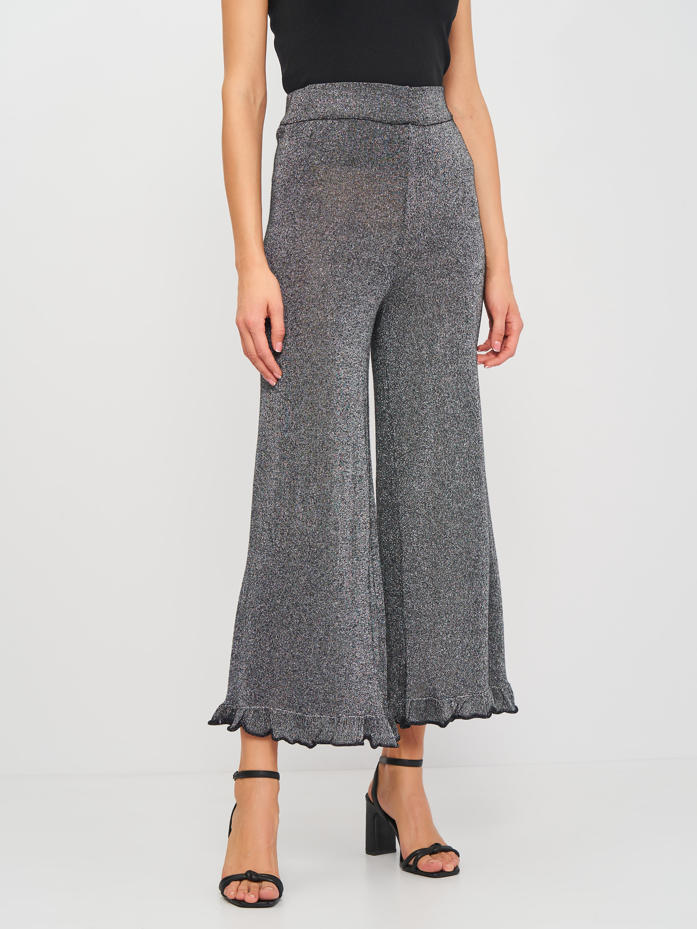 

Брюки Zara 2655-113_802  Серебристые, Брюки Zara 2655-113_802 M Серебристые