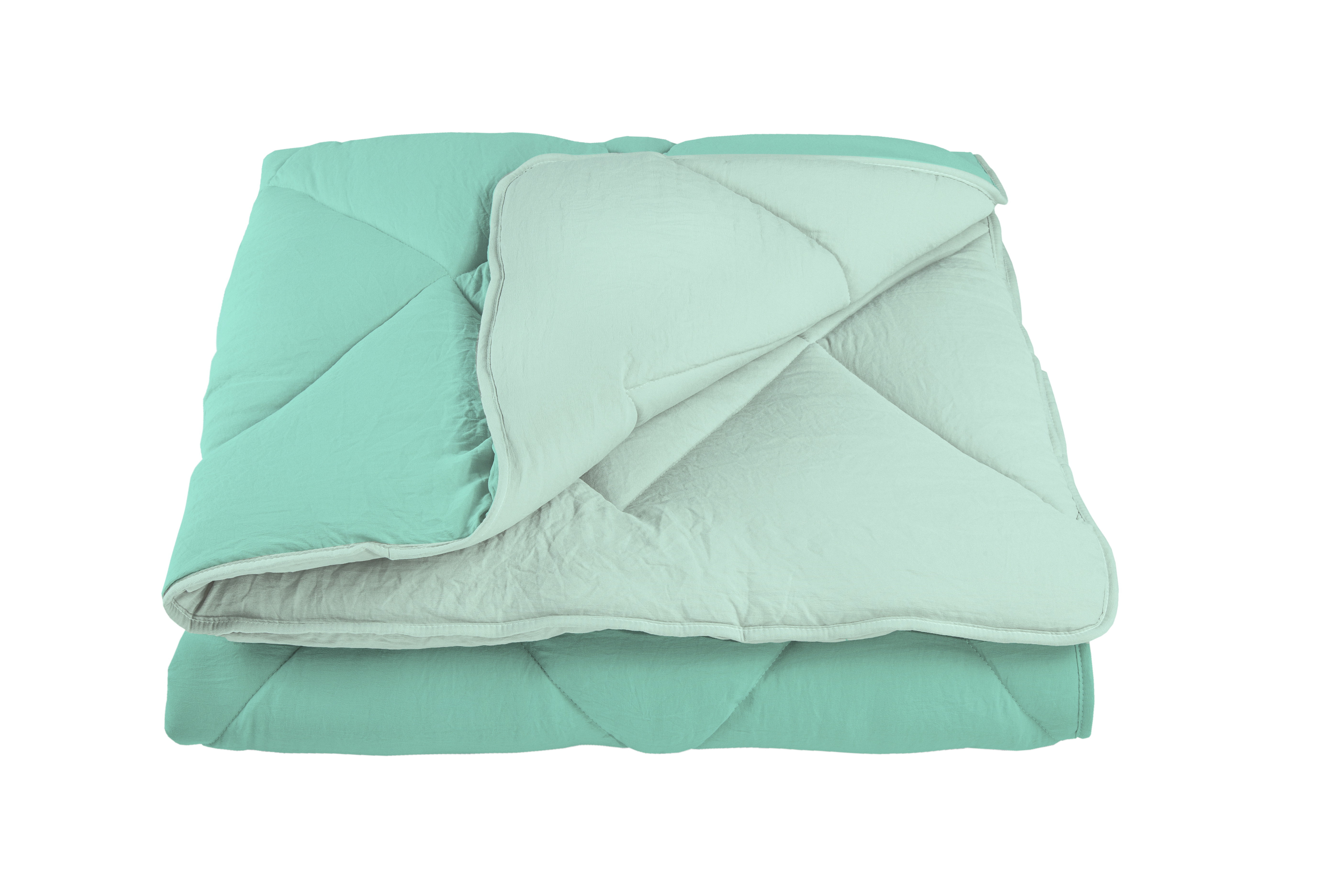 

Одеяло ТЕП "WASHED COTTON" 150*210 см 350г/м2 Бірюзовий комбінований