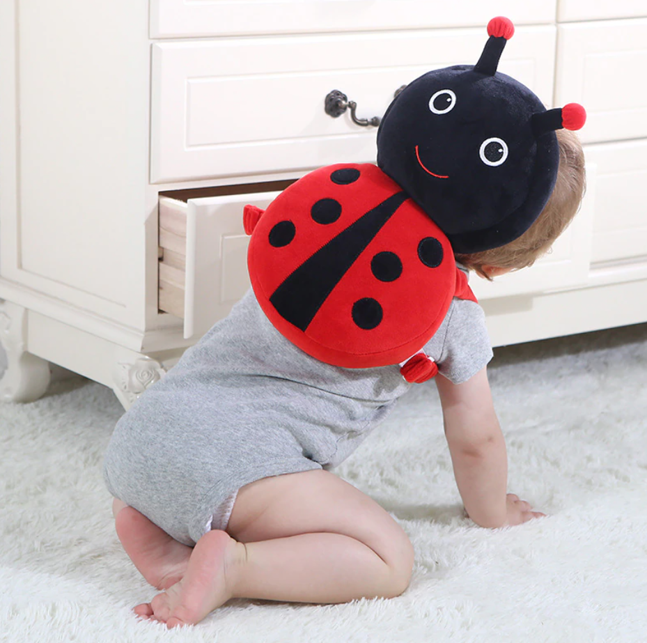 

Защитная магкая накладка (рюкзак безопасности) на спину для новорожденных, Ladybug