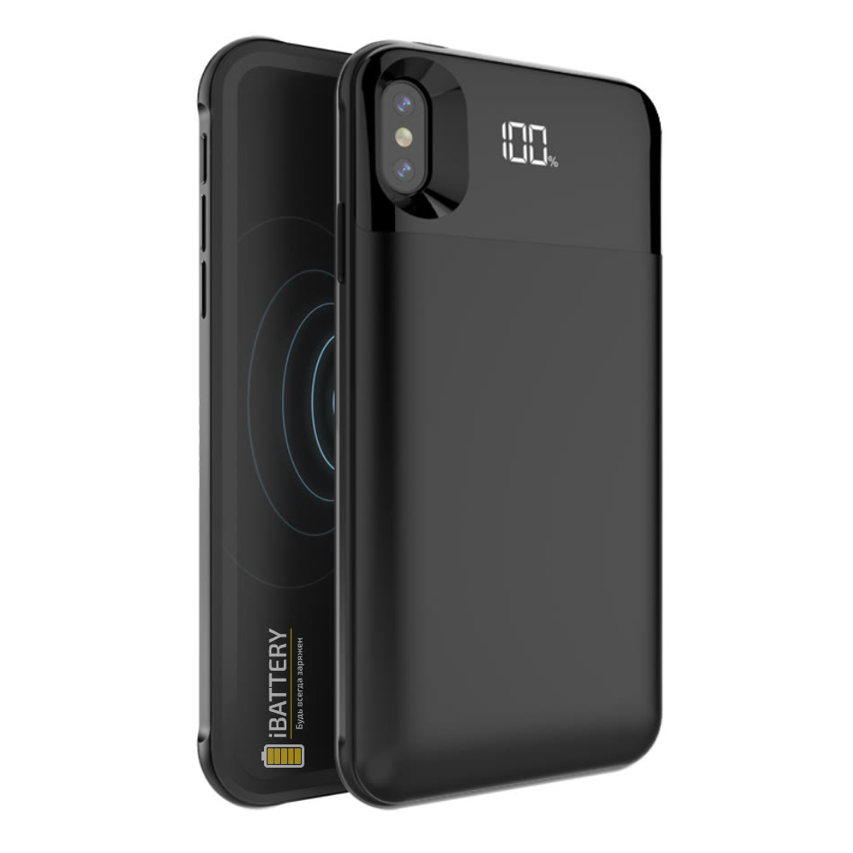 

Чехол аккумулятор iBattery магнитный для iPhone XS Max 5000 mAh black