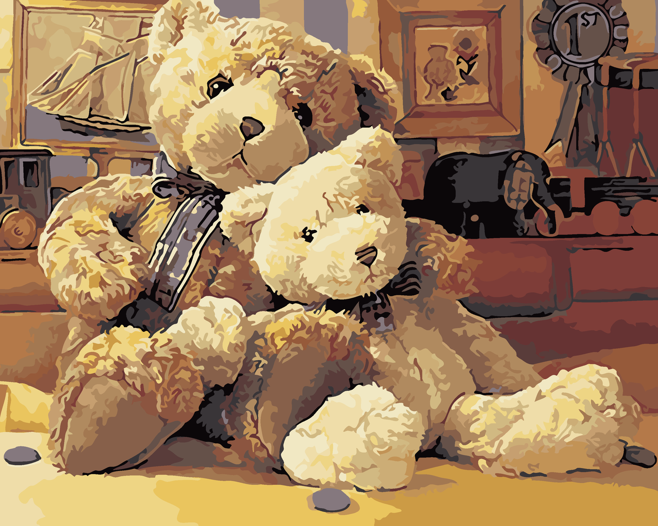

Картина по номерам Старые игрушки, 40x50 см., Art Story