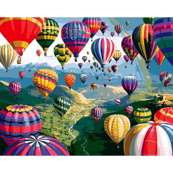

Картина по номерам Q2233 Разноцветные шары, 40x50 см., Mariposa