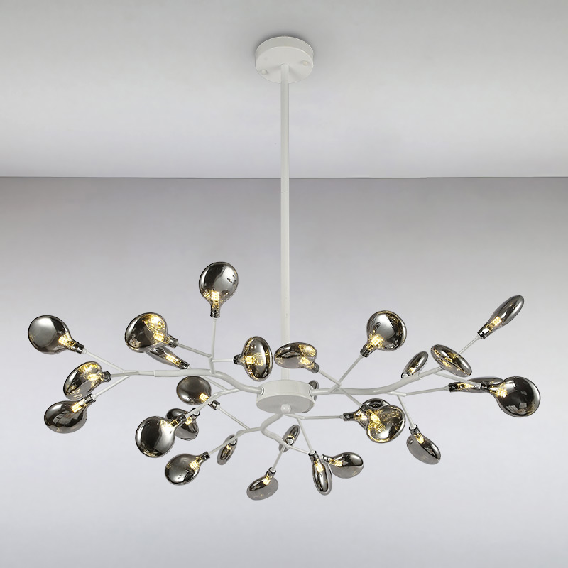 

Люстра подвесная Light House LS-14663-27 WH+BK белая