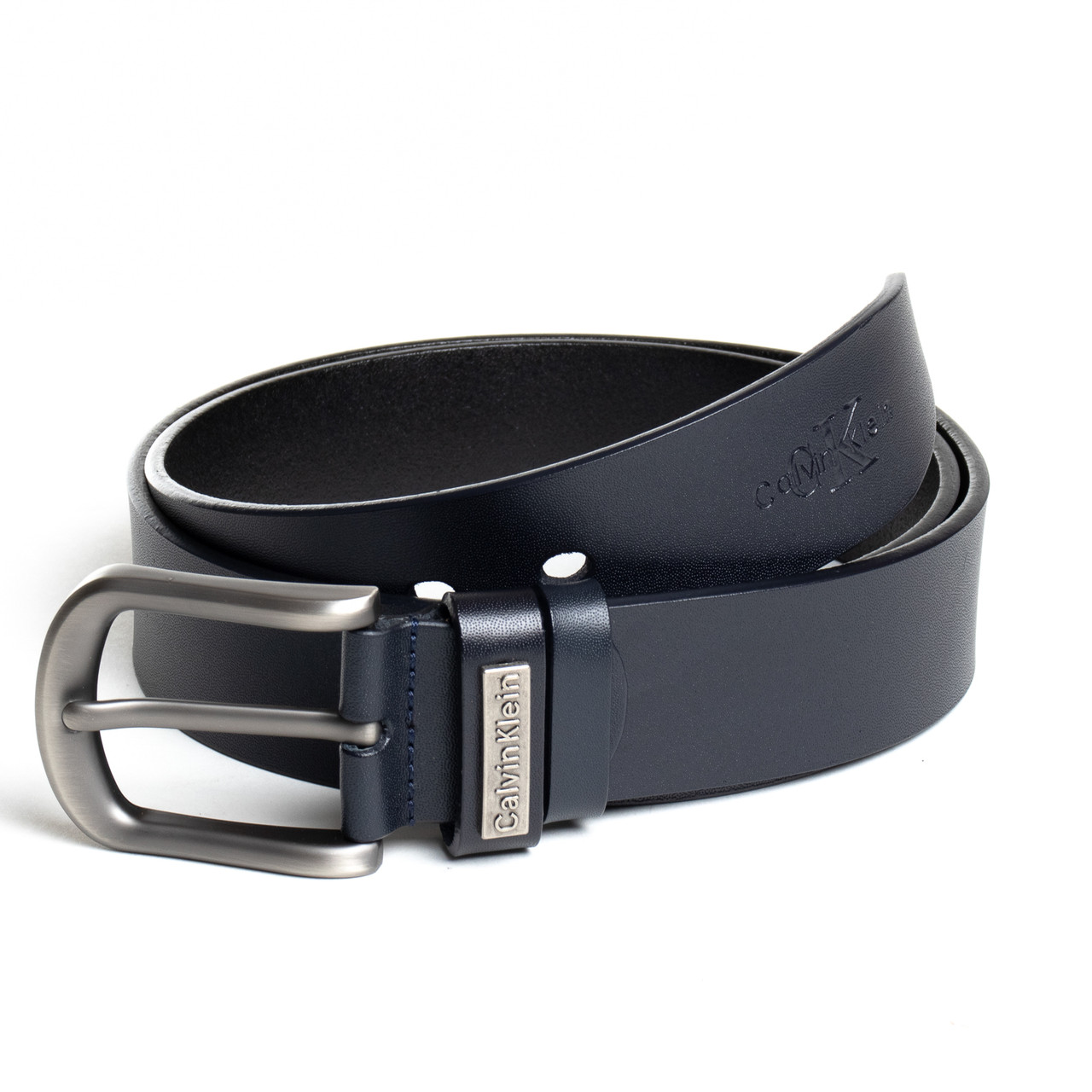 

Ремень Мужской кожа 403046 синий