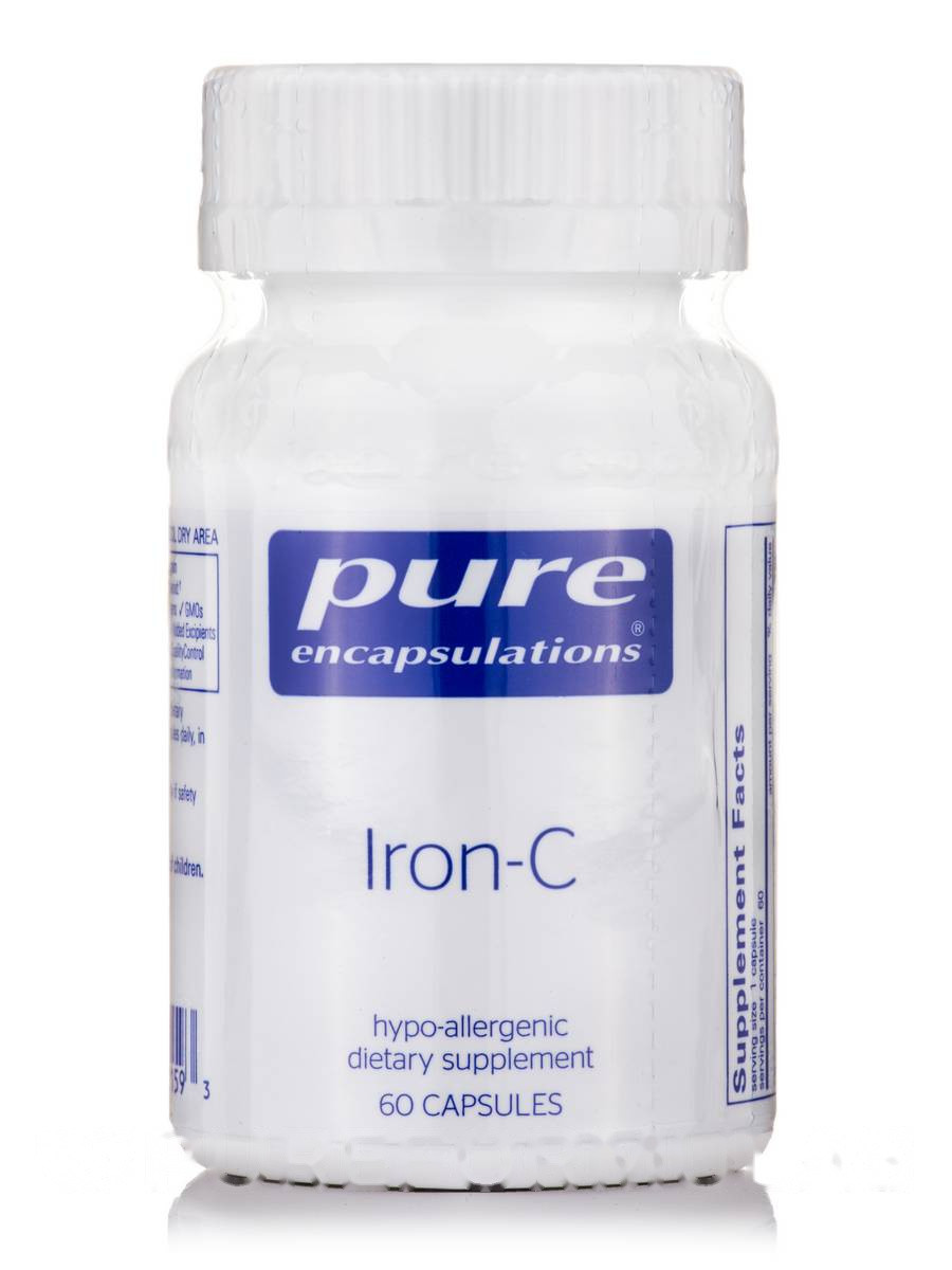 

Железо Pure Encapsulations (Iron-C) 60 капсул