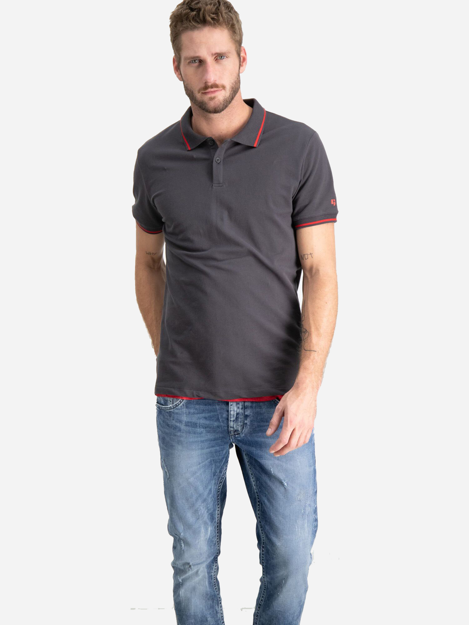 

Поло Garcia Jeans GS910311/3295  Серое, Поло Garcia Jeans GS910311/3295 XL Серое