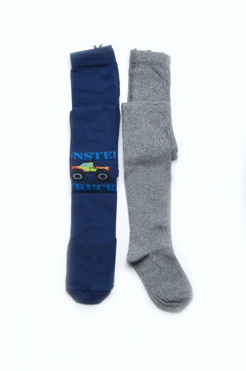 

Колготы Модный карапуз 104-110 сірий+синій 101-901903-1