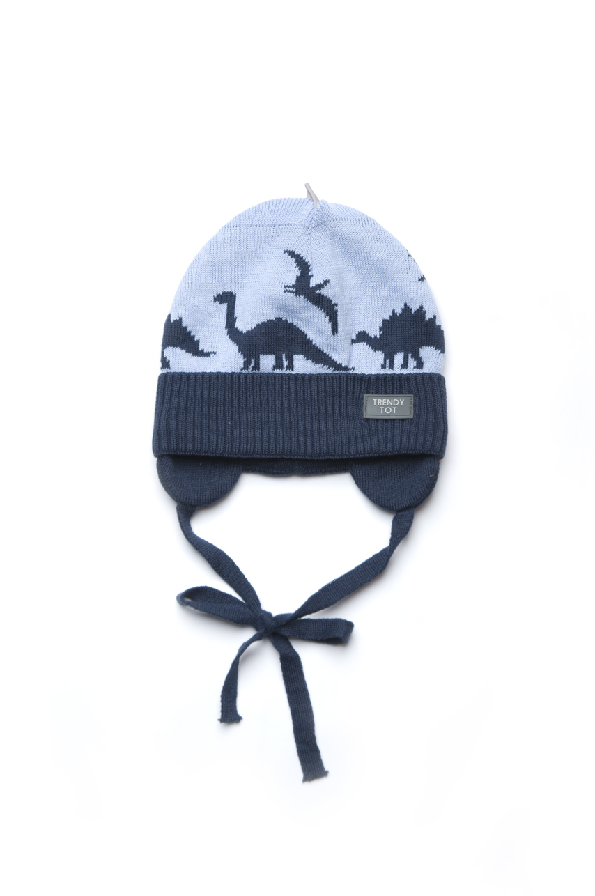 

Шапка Модный карапуз 44-46 блакитний з фіолетовим+темно синій 03-01151-0