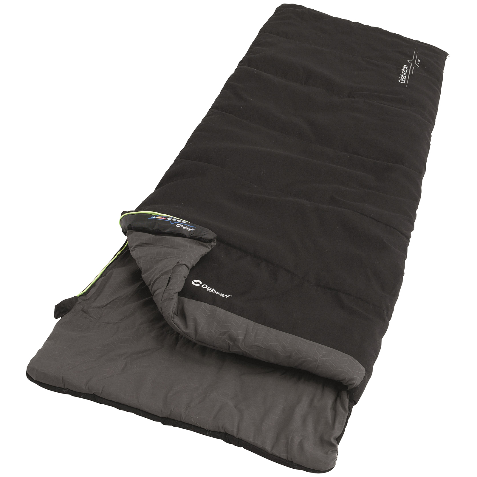 

Спальный мешок Outwell Celebration Lux/+4°C Black Left (230360)