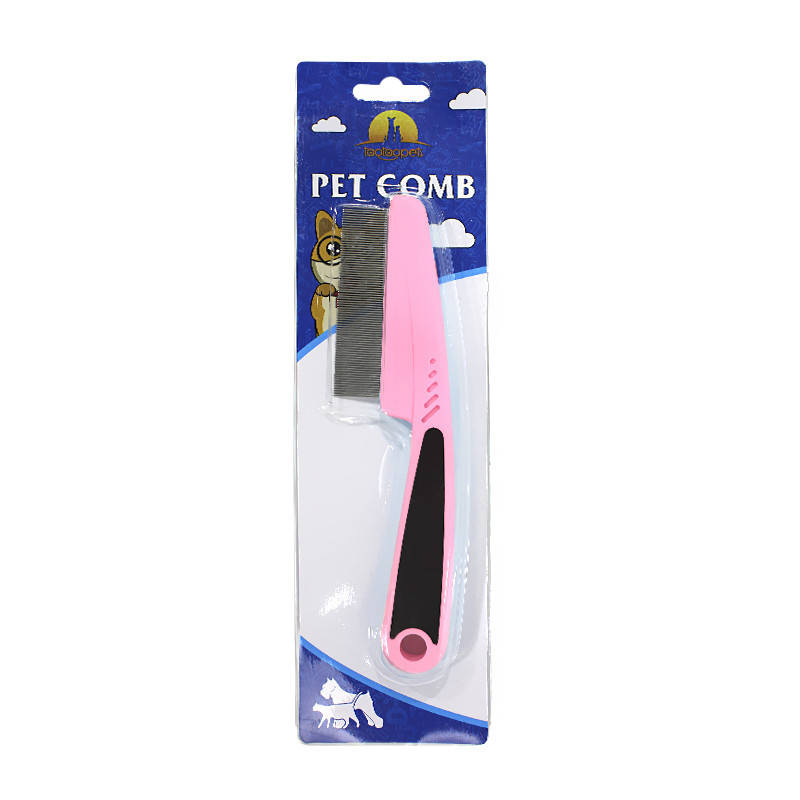 

Гребень Taotaopets 094408 18см Pink для кошек и собак от блох (SKU_5420-22996)