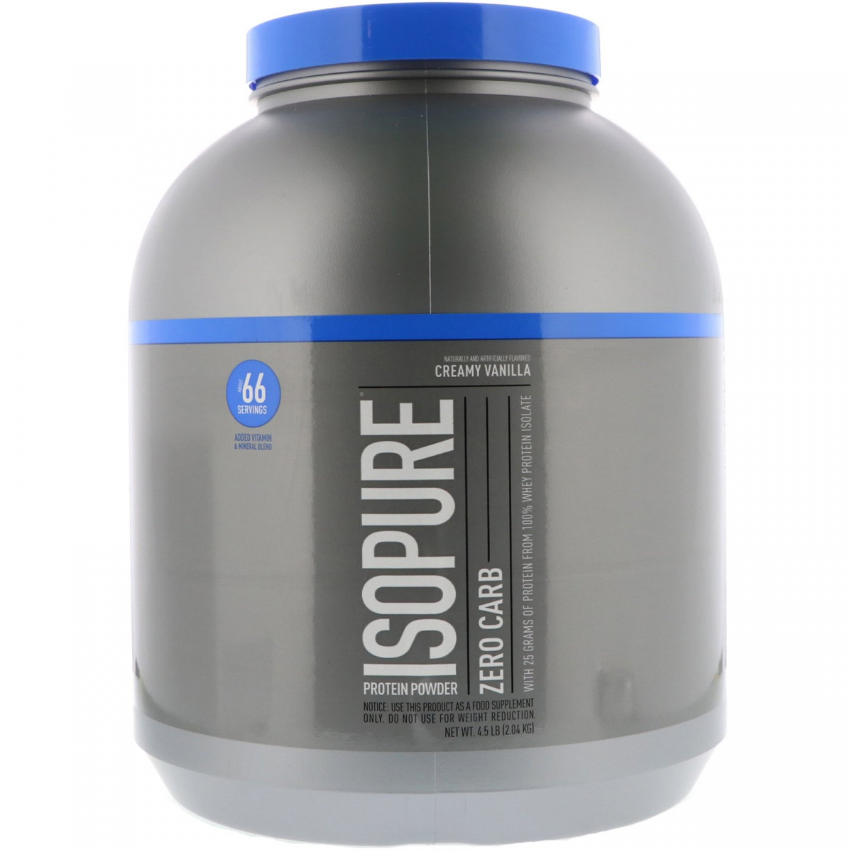 

IsoPure, белковый порошок, ноль углеводов, сливочная ваниль, Nature's Best, IsoPure, 2,04 кг