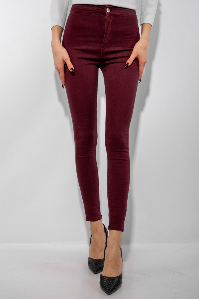 

Брюки женские Skinny 623F1226 (Бордо) ToS  Размер цвет Бордо, Брюки женские Skinny 623F1226 (Бордо) ToS 34 Размер цвет Бордо