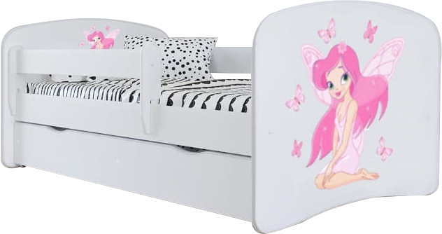 

Детская кровать Kocot Kids Baby Dreams Фея с бабочками с ящиком 160х80 см (5903271976737)