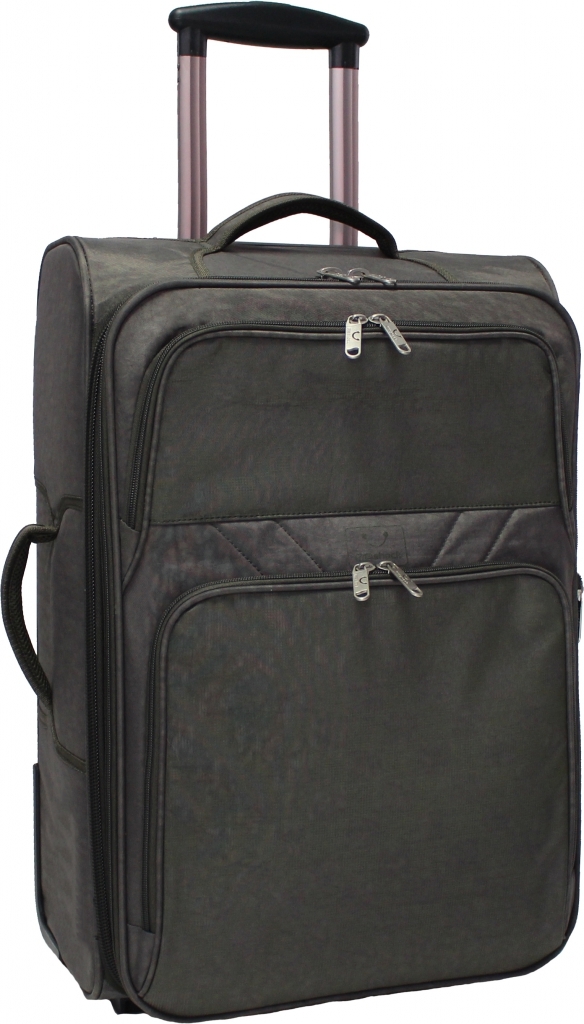 

Чемодан средний Bagland Leon, 51 л., 60х38х22 см., хаки, (003767024)