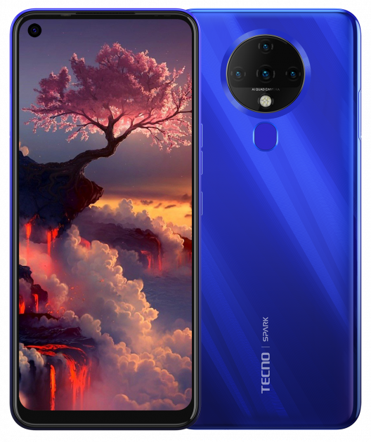 

Мобильный телефон Tecno Spark 6 4 64GB Ocean Blue