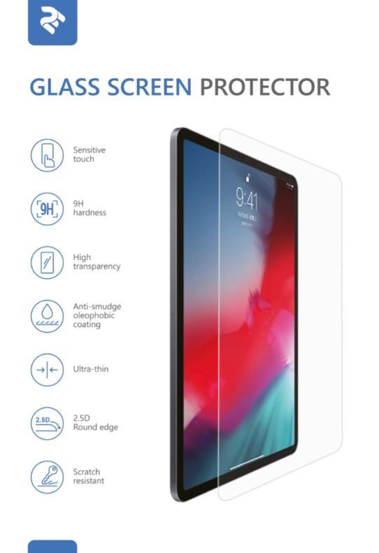 

Защитное стекло 2E для Apple iPad Pro 12.9" (2018-2020), 2.5D, Clear
