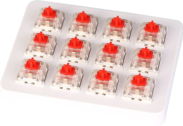 

Набор механических переключателей Keychron Gateron Switch with Holder Set 12 шт Red (Z1_Keychron)