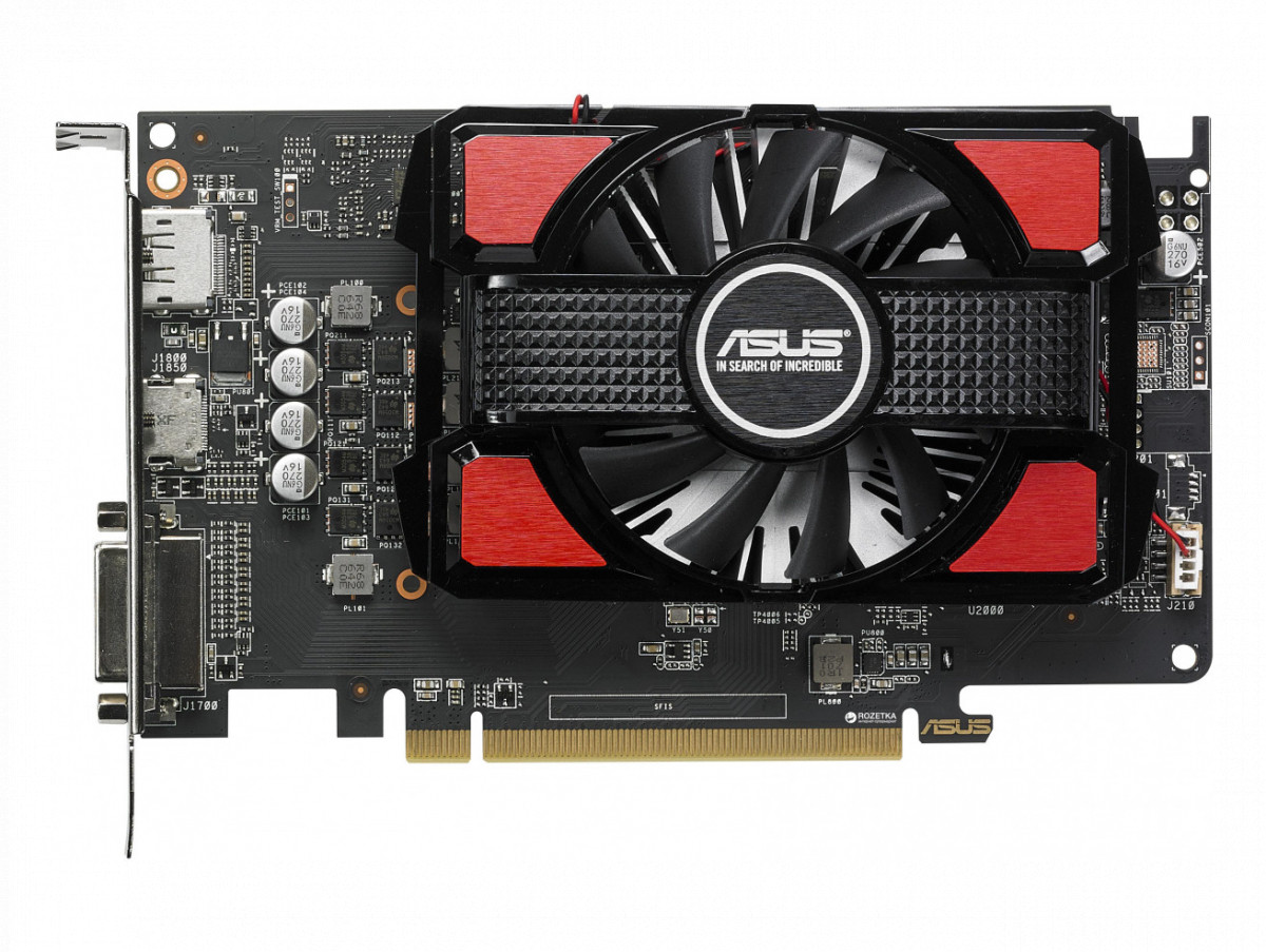 

Asus PCI-Ex Radeon RX 550 4GB GDDR5 (128bit) (1183/7000) (DVI, HDMI, DisplayPort) (RX550-4G)