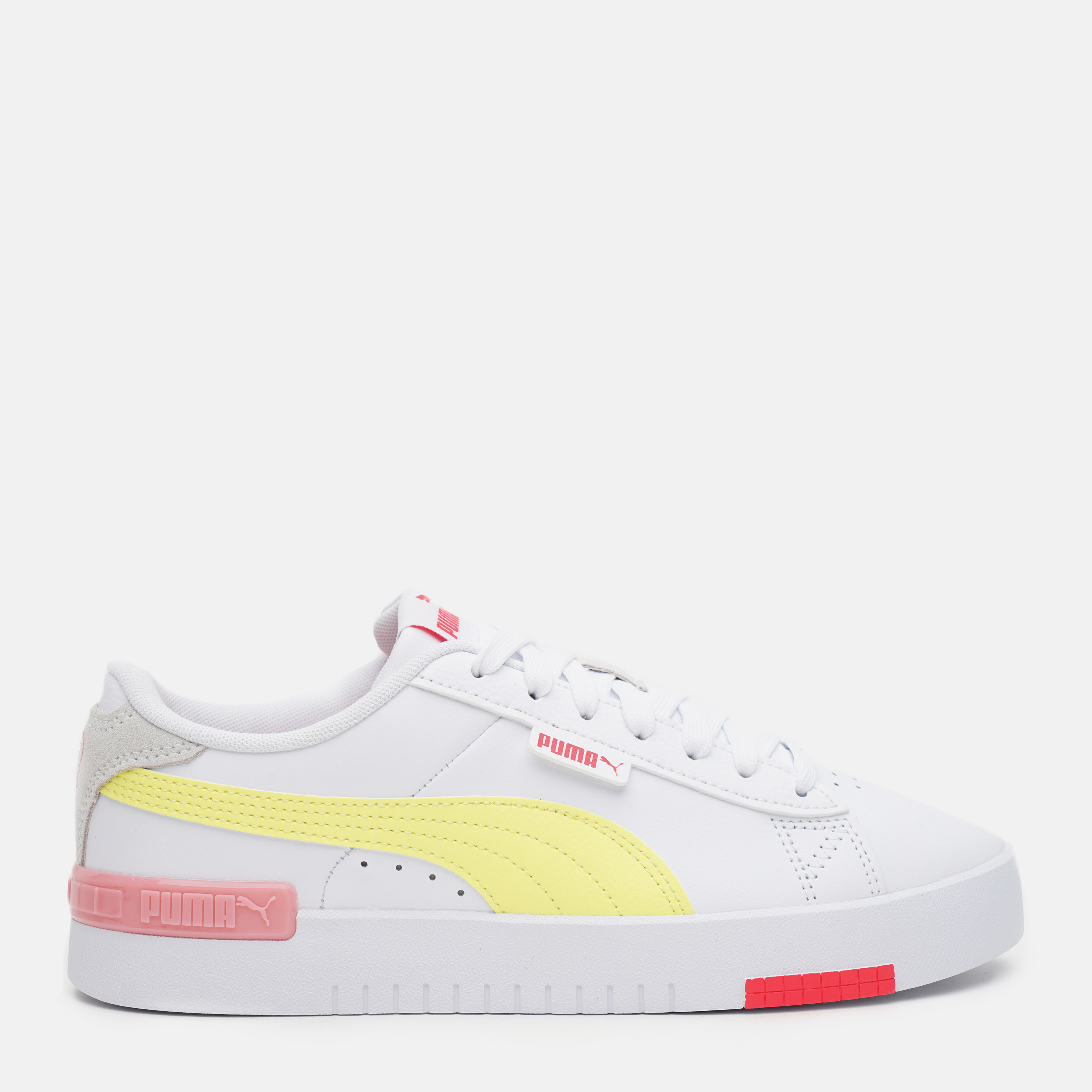 

Кеды Puma Jada Blend 38270401 40.5 (7) 26 см Puma White-SOFT FLUO YELLOW-Sunblaze-Peony