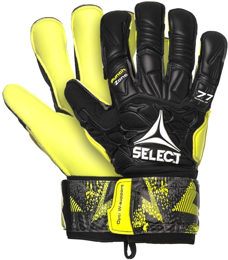 

Вратарские перчатки Select Goalkeeper Gloves 77 Super Grip 10 (035) Черно/желтые (5703543199839)