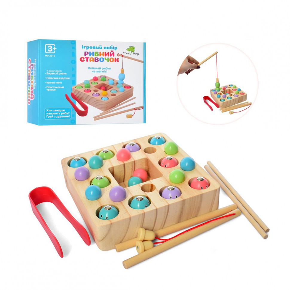 

Деревянная игрушка "Рыбалка магнитная" MD 2214