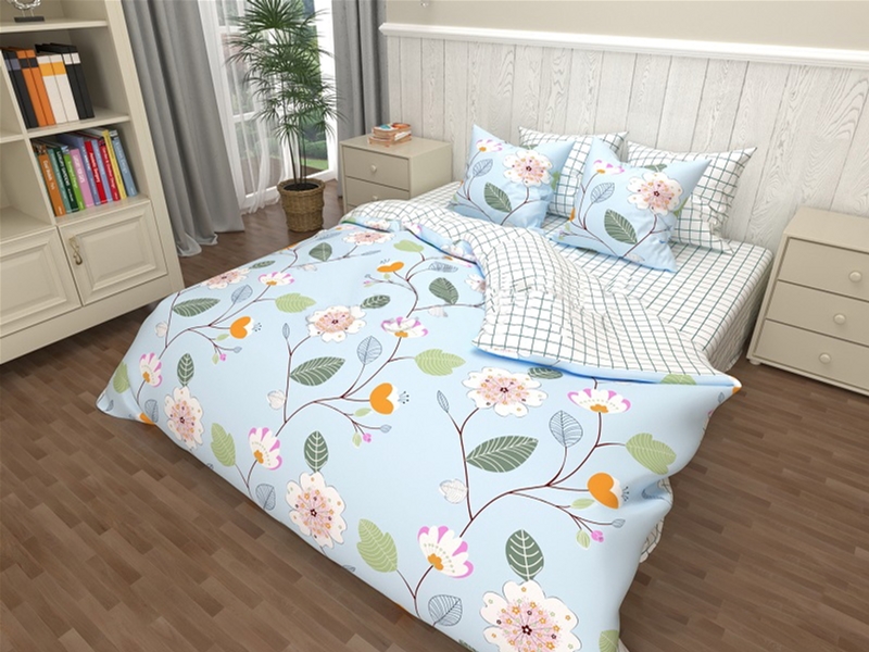 

Простынь MirSon Бязь 17-0154 Madlen 200х220 см