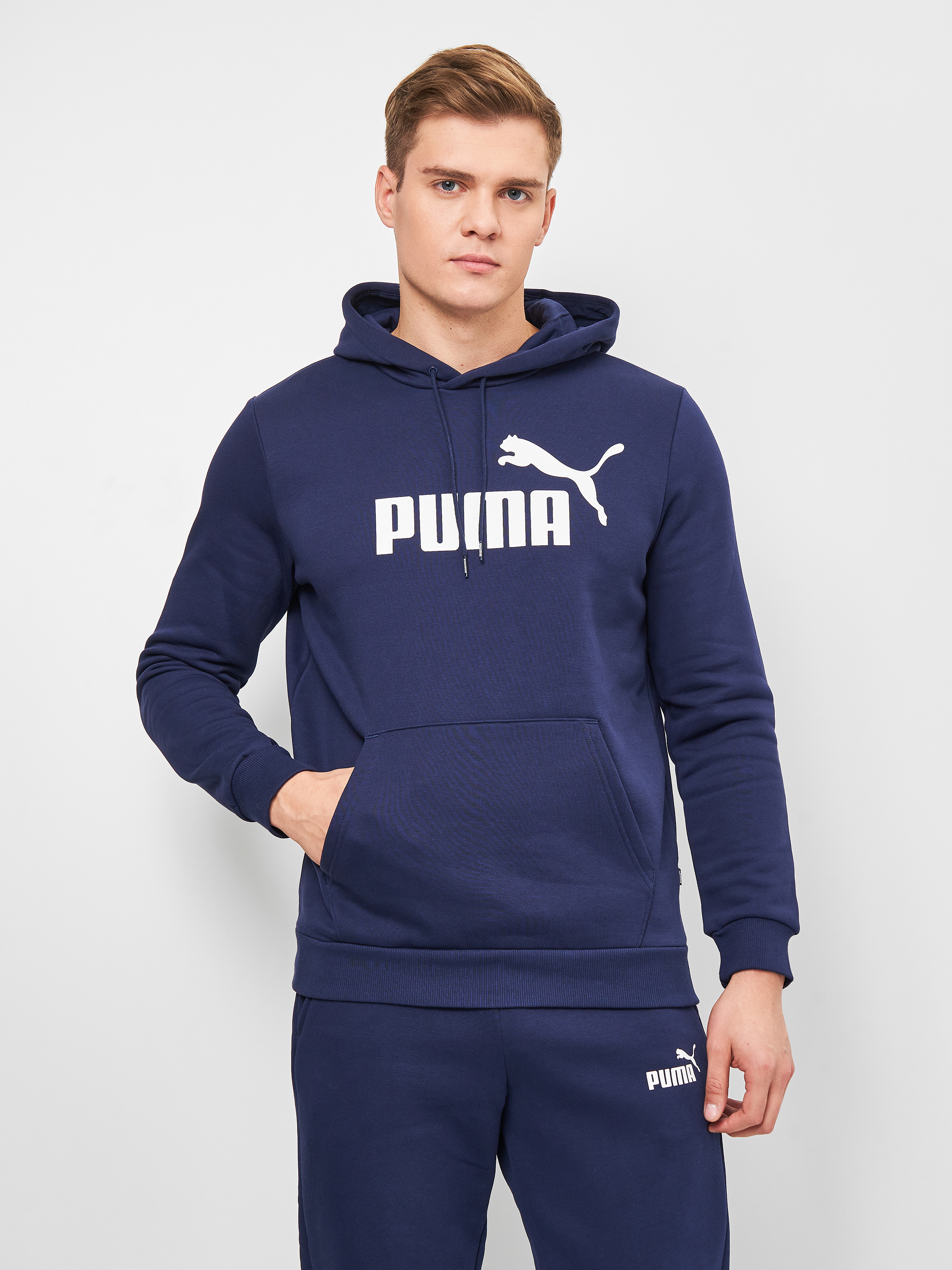 

Худи Puma ESS Big Logo Hoodie 58668606 3XL Темно-синее