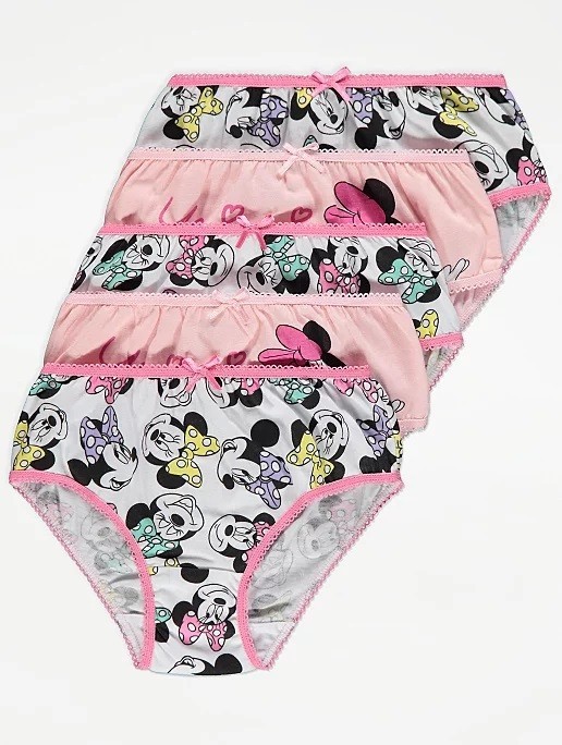 

Комплект трусов George Disney Minnie Mouse 5 шт 92-98 разноцветные