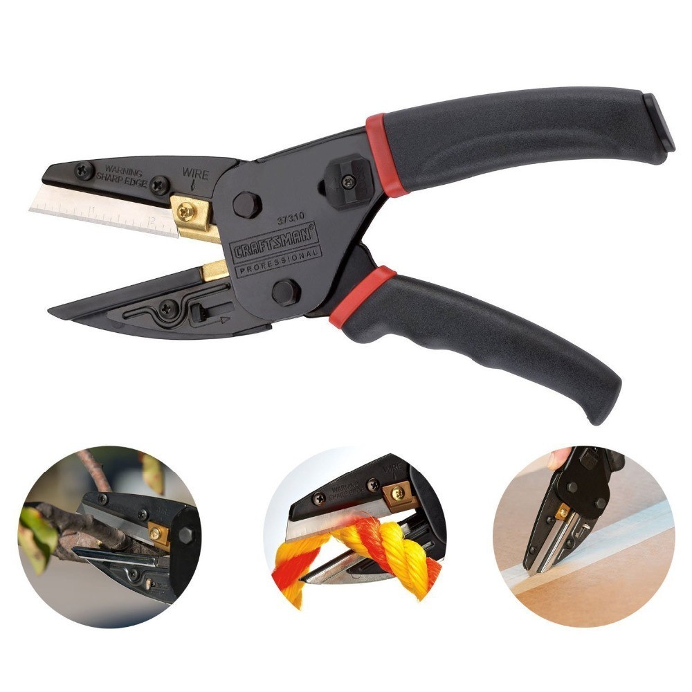 

Секатор Ножницы садовые Multi Cut 3в1 Острые (Чёрный)