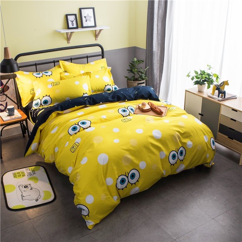 

Комплект постельного белья MirSon Бязь Premium 17-0182 Spanch Bob 220х240 см