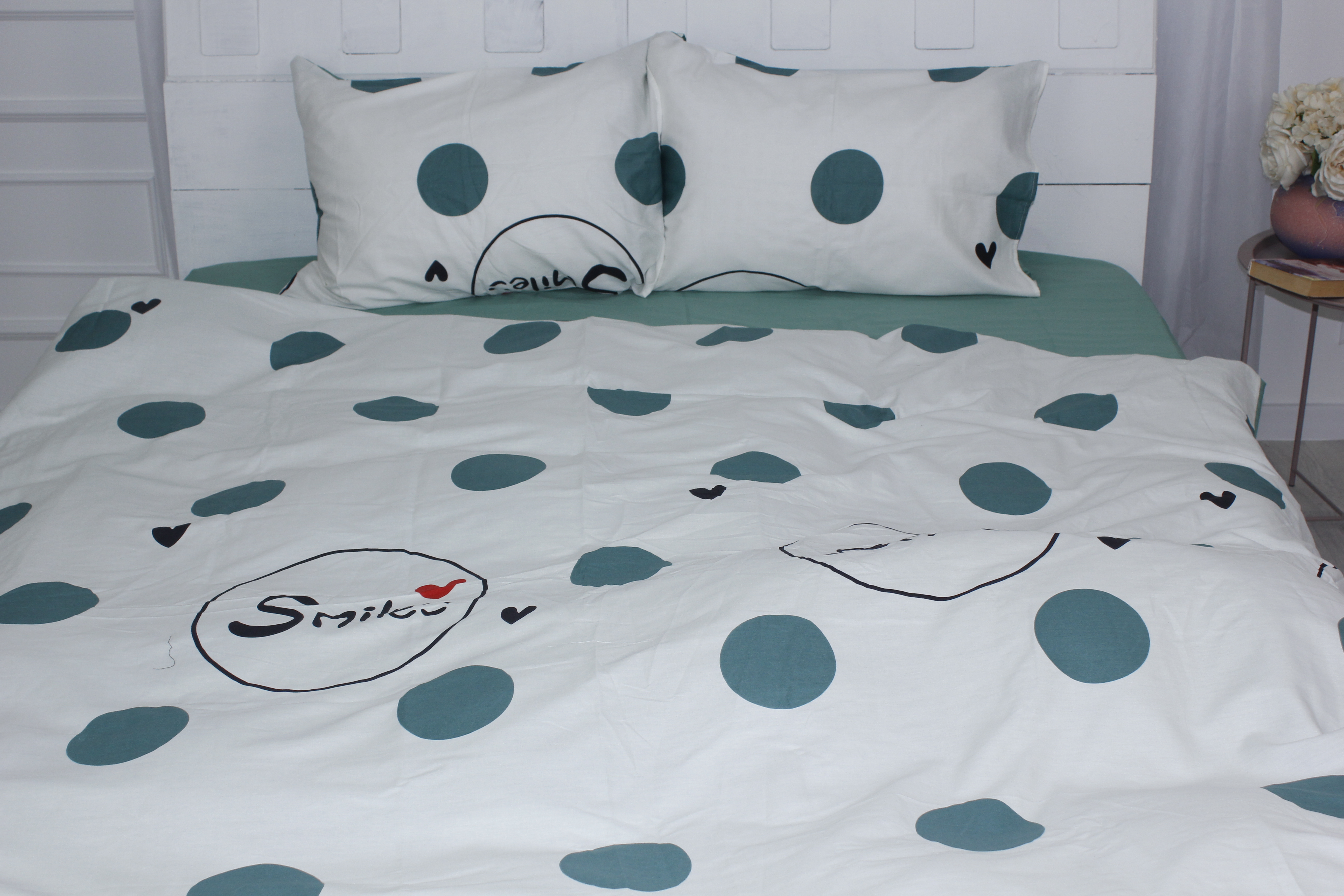 

Простынь MirSon Сатин Premium 22-1168 Camomile 150x220 см