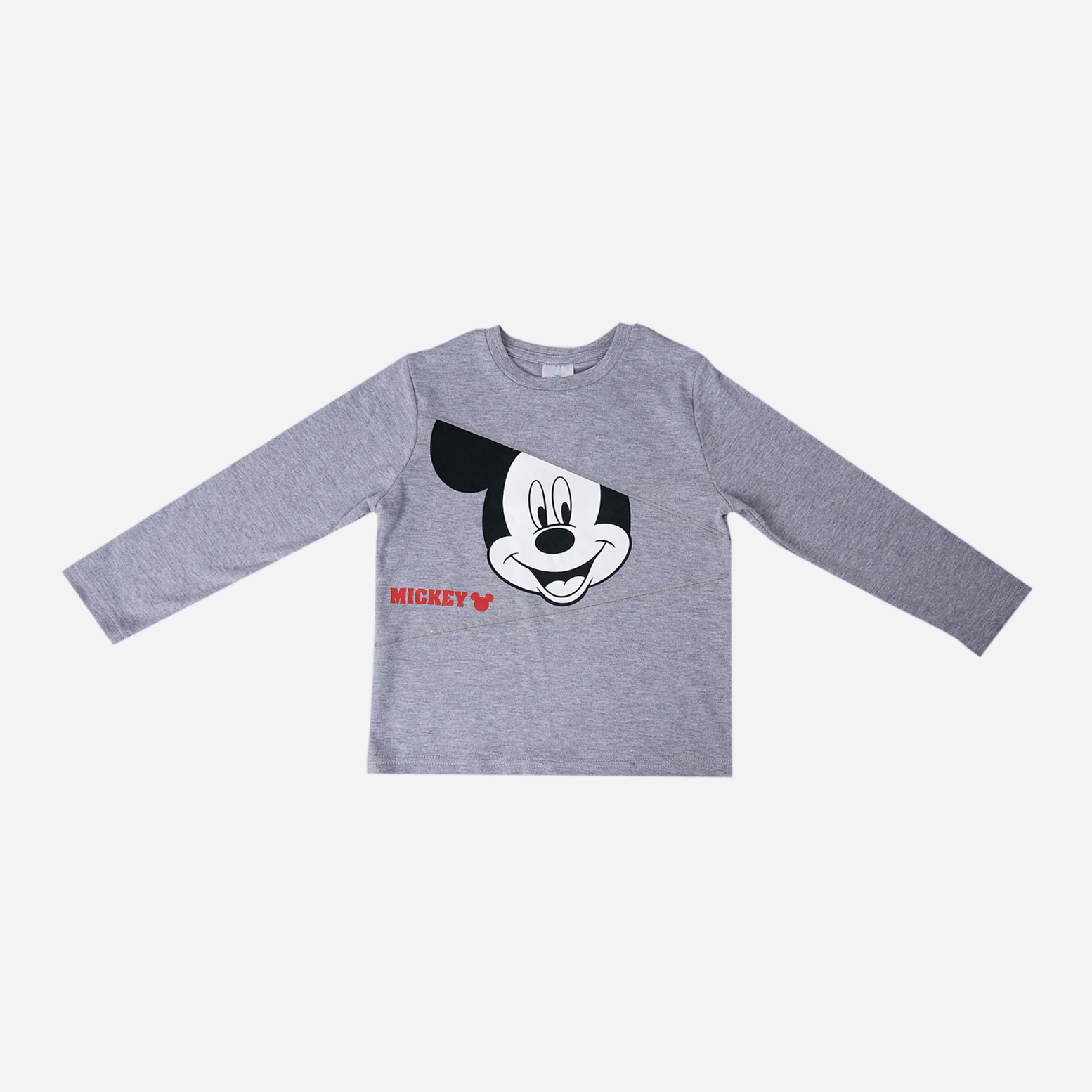 

Лонгслив Disney Mickey Mouse MC18358 98 см Серый