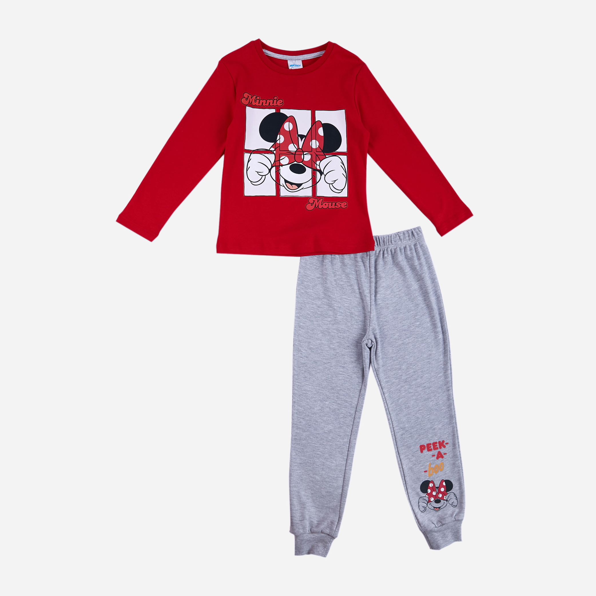 

Спортивный костюм Disney Minnie Mouse MN18488 122 см Серо-красный