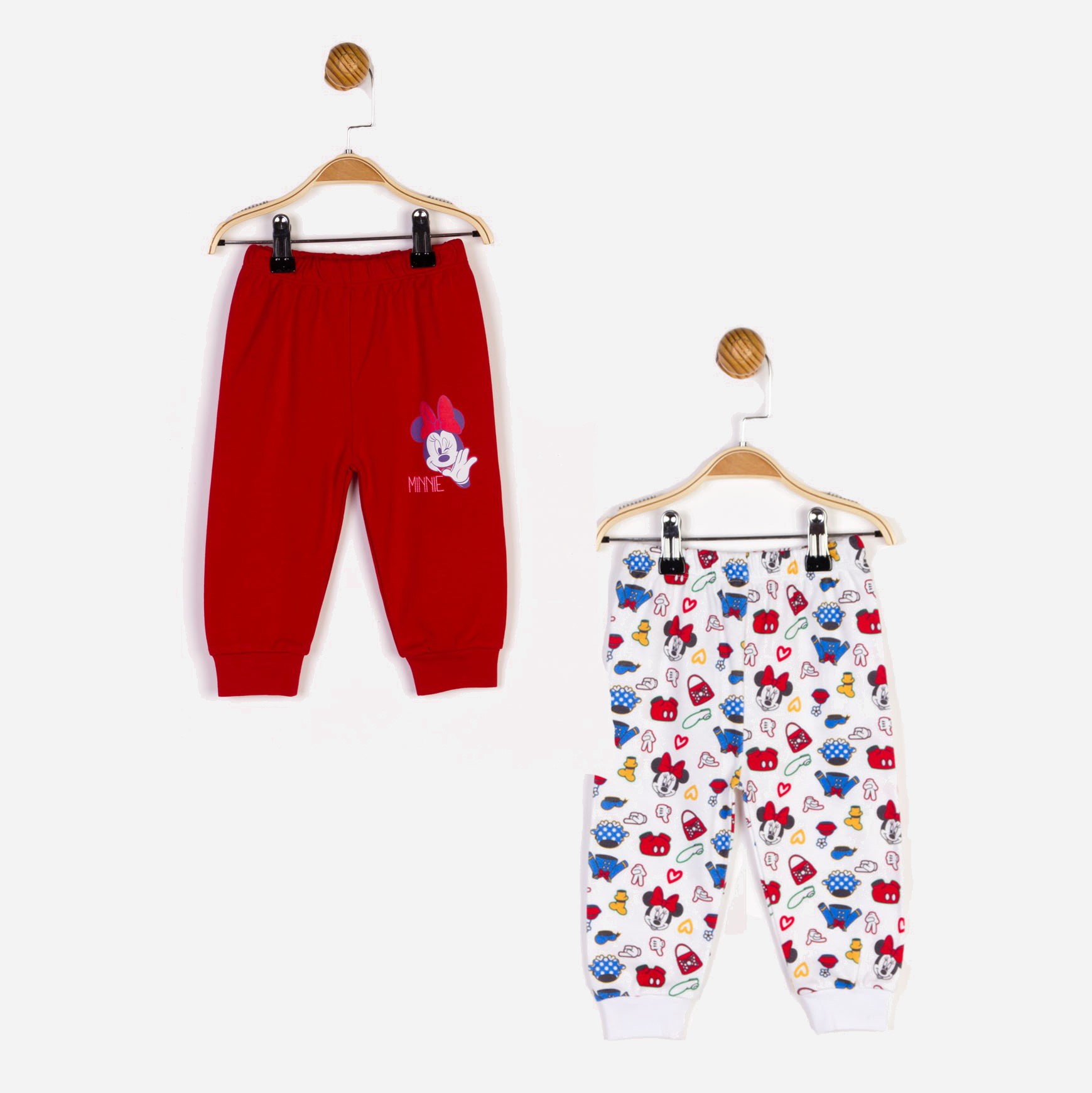 

Штанишки Disney Minnie Mouse MN18365 2 шт 80-86 см Бело-красные