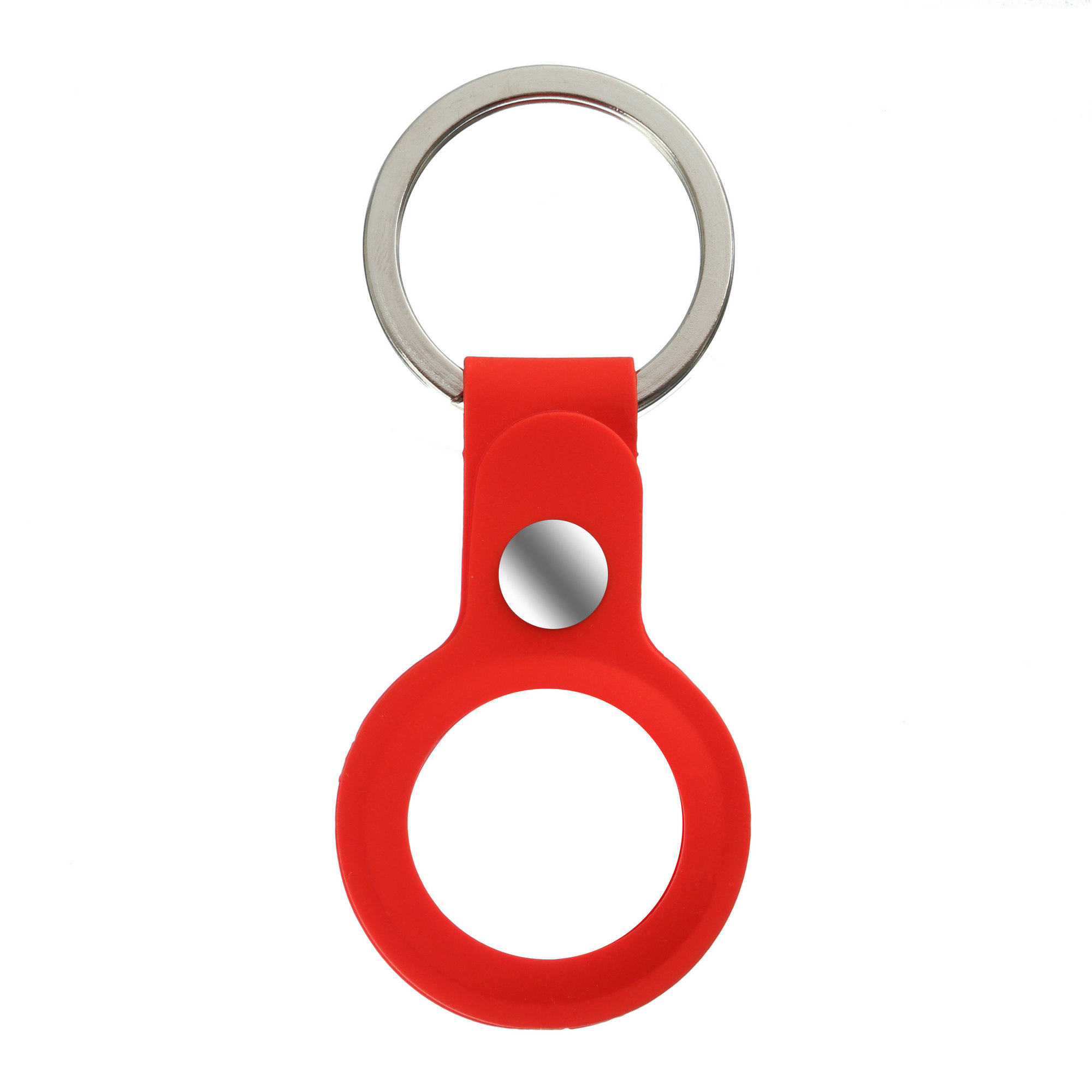 

Брелок Чехол-брелок ArmorStandart для AirTag Silicone Ring with Button Red (ARM59149)