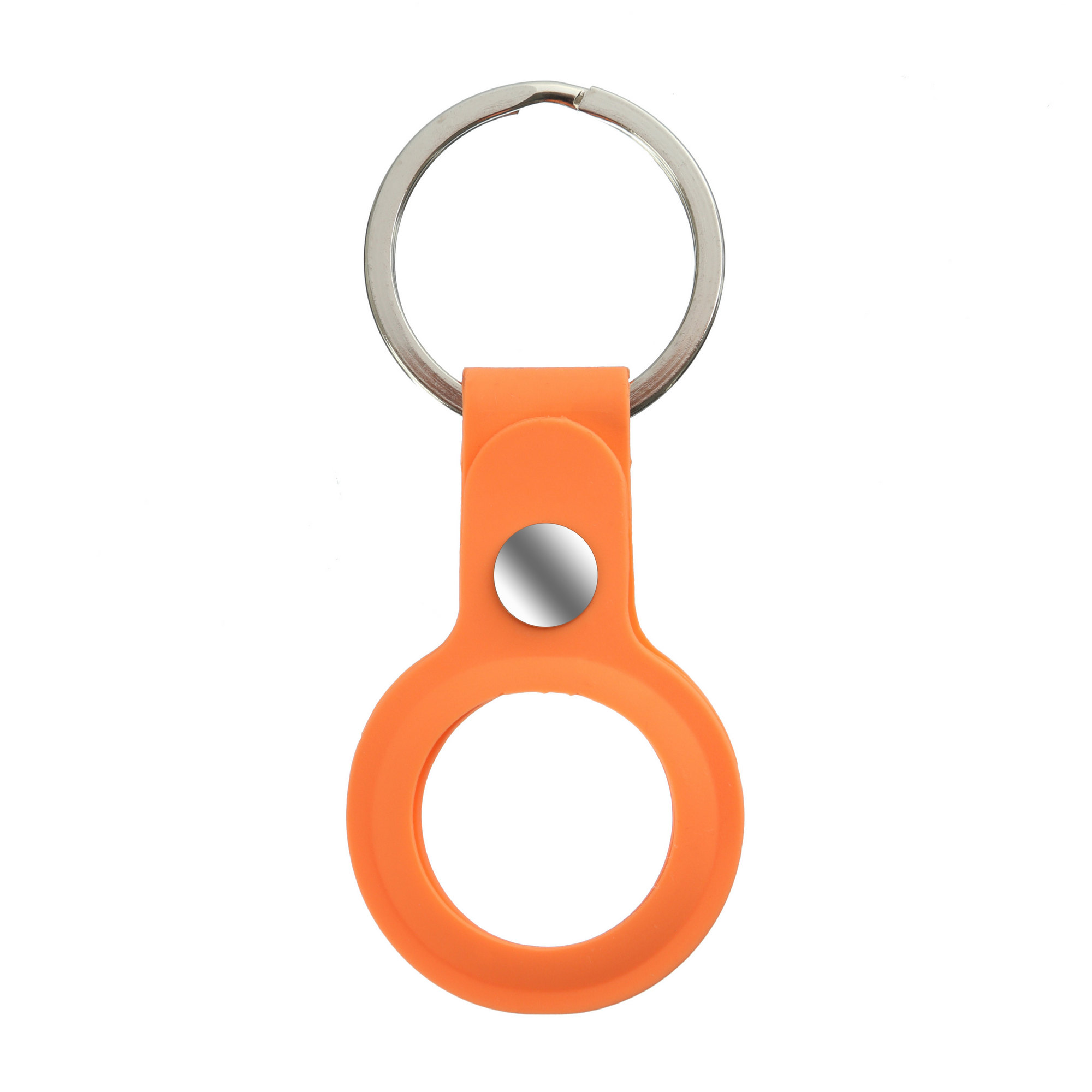 

Брелок Чехол-брелок ArmorStandart для AirTag Silicone Ring with Button Orange (ARM59154)