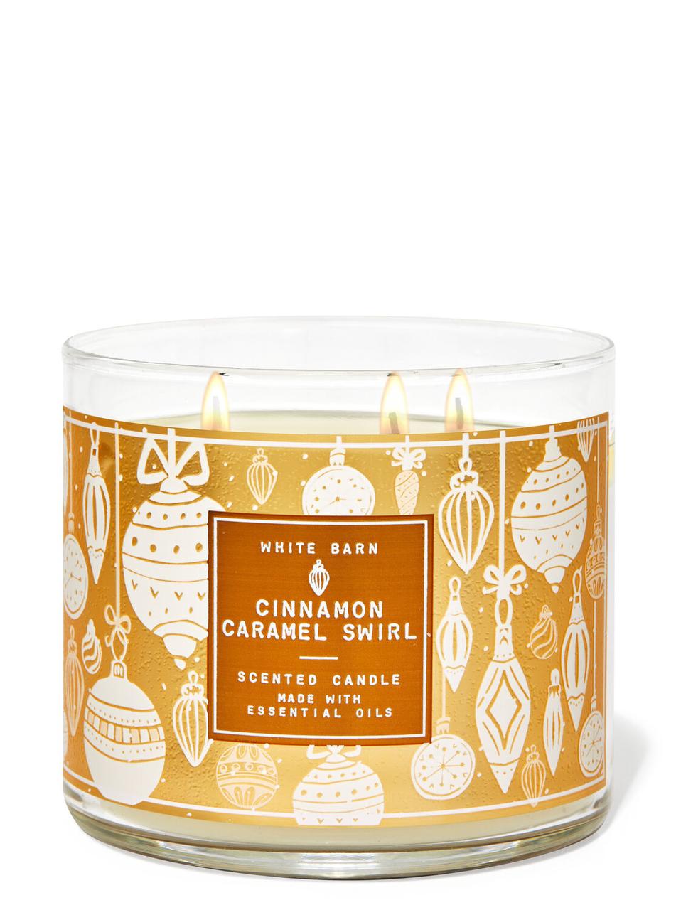 

Свеча ароматизированная Bath and Body Works Cinnamon Caramel Swirl Scented Candle