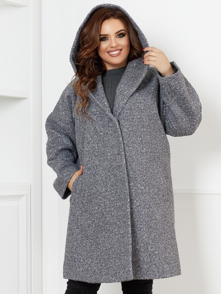 

Женское Пальто Fashion FT-5102 Серое с Букле р.- 005102, Женское Пальто Fashion FT-5102 Серое с Букле р.60-62 005102