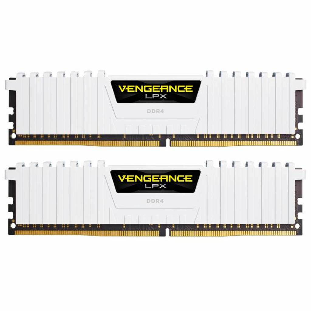 

Модуль пам&яті для комп&ютера DDR4 16GB (2x8GB) 3200 MHz LPX White CORSAIR (CMK16GX4M2B3200C16W)