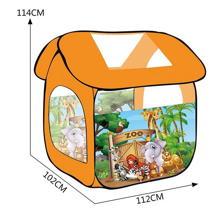 

Детская палатка-домикЗоопарк 8009ZOO 114х102х112 см