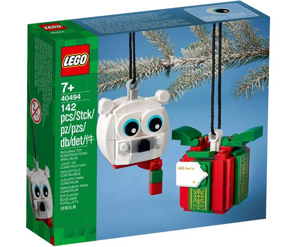 

Конструктор LEGO Brick Headz Белый медведь и подарок (40494)