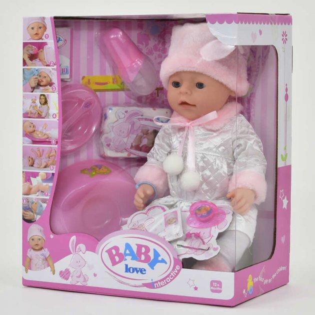 

Пупс с аксессуарами Warm Baby BL 020 G пупс функциональный пьет из бутылочки