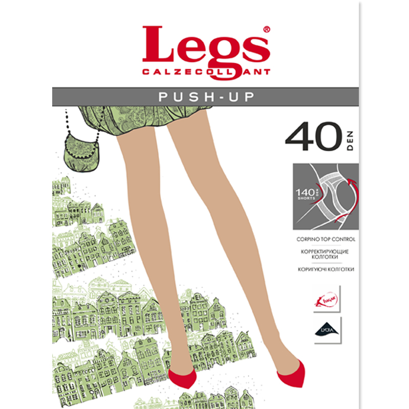 

Колготы женские классические LEGS 1/2 NATURELE (303 PUSH-UP 40/140)