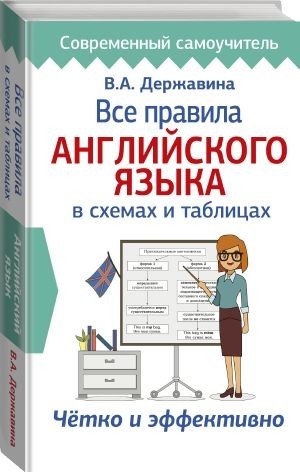 

Все правила английского языка в схемах и таблицах. - В. А. Державина
