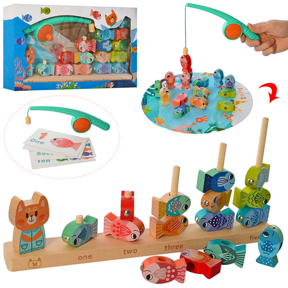 

Деревянная игрушка Рыбалка Bambi MD 2713