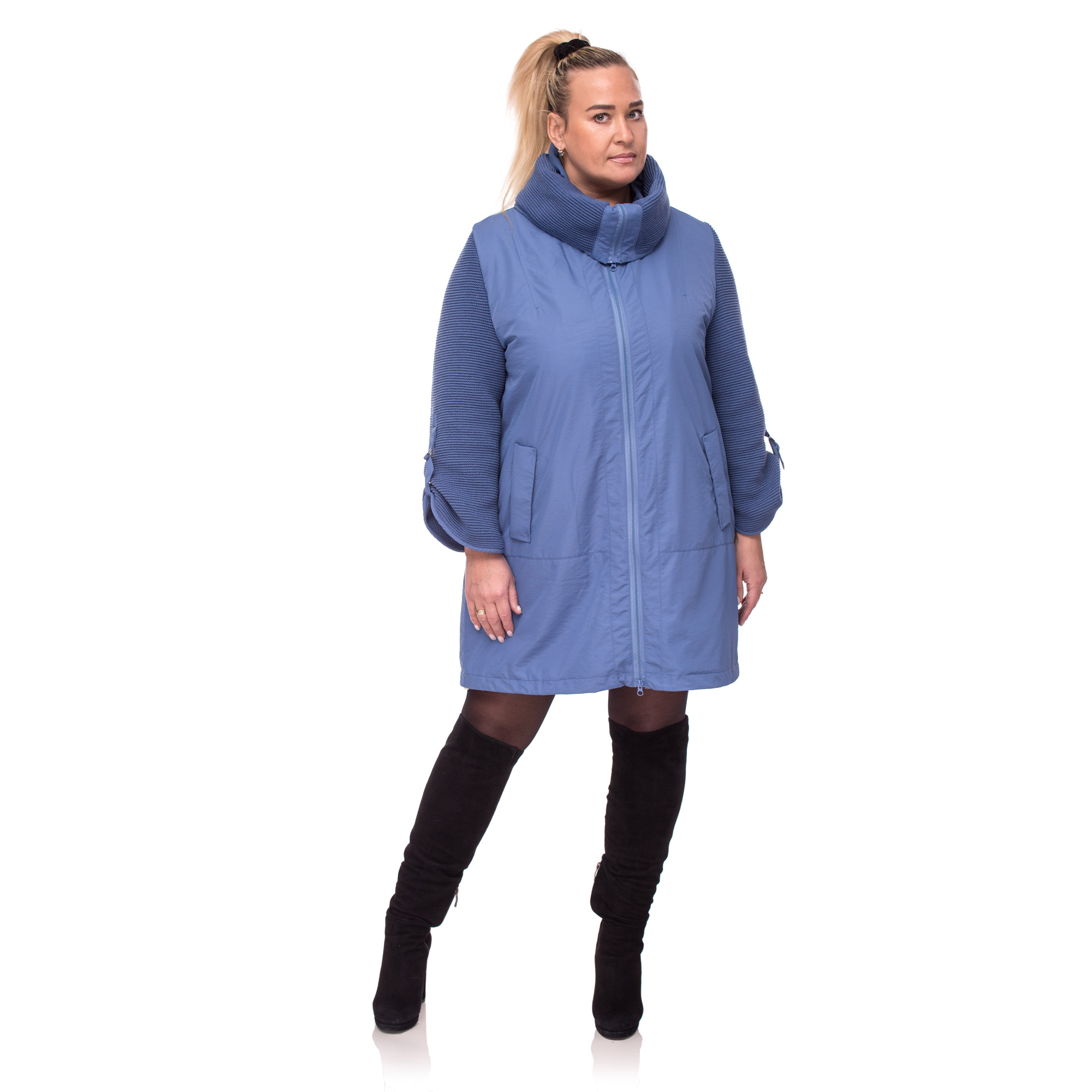 

Куртка 2Smoda Итальянка весна голубая, Куртка 2Smoda Итальянка весна голубая 60