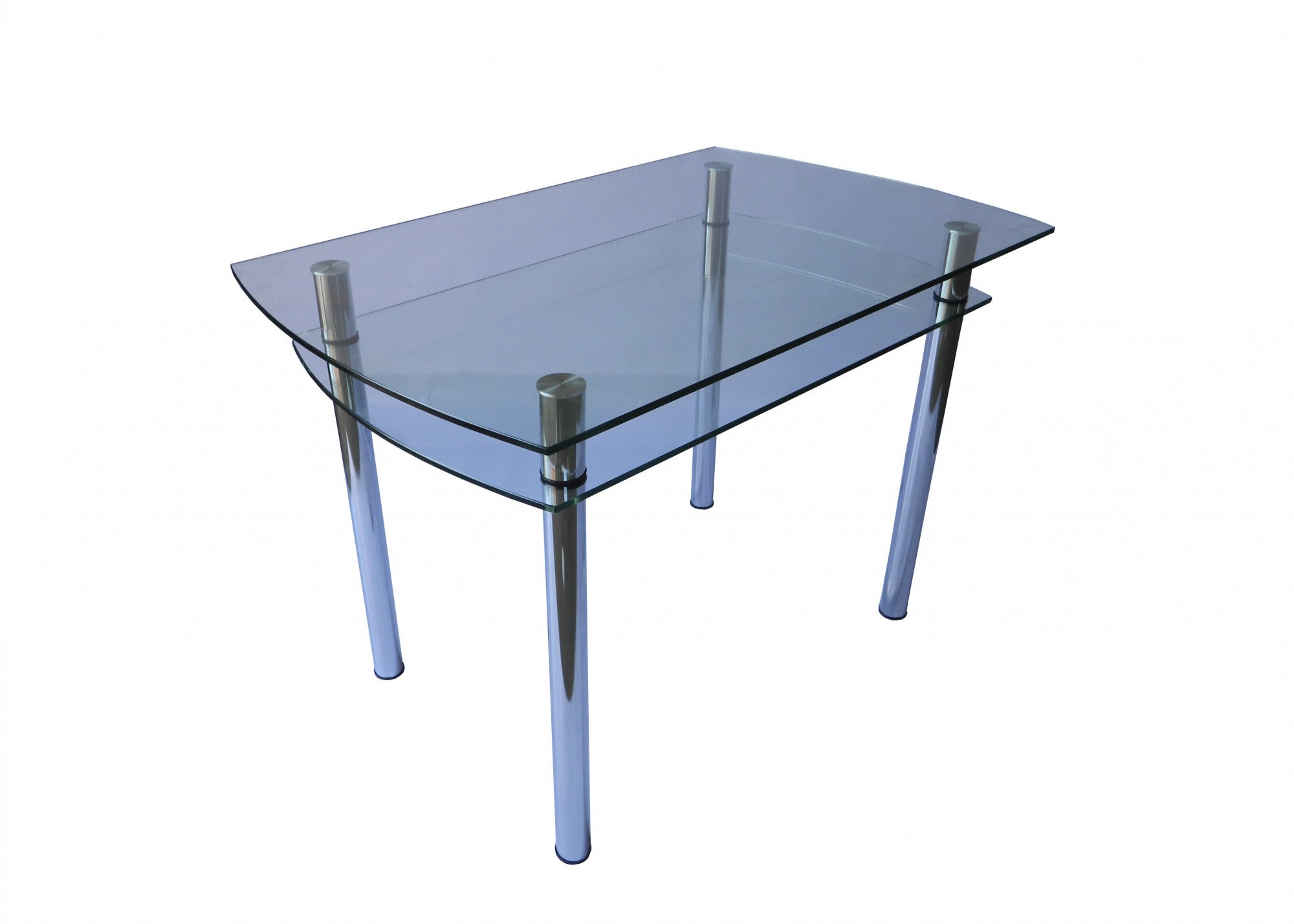 

Обеденный стеклянный стол Glass Antonik КС-4 прозрачный (1200х800х750 мм)