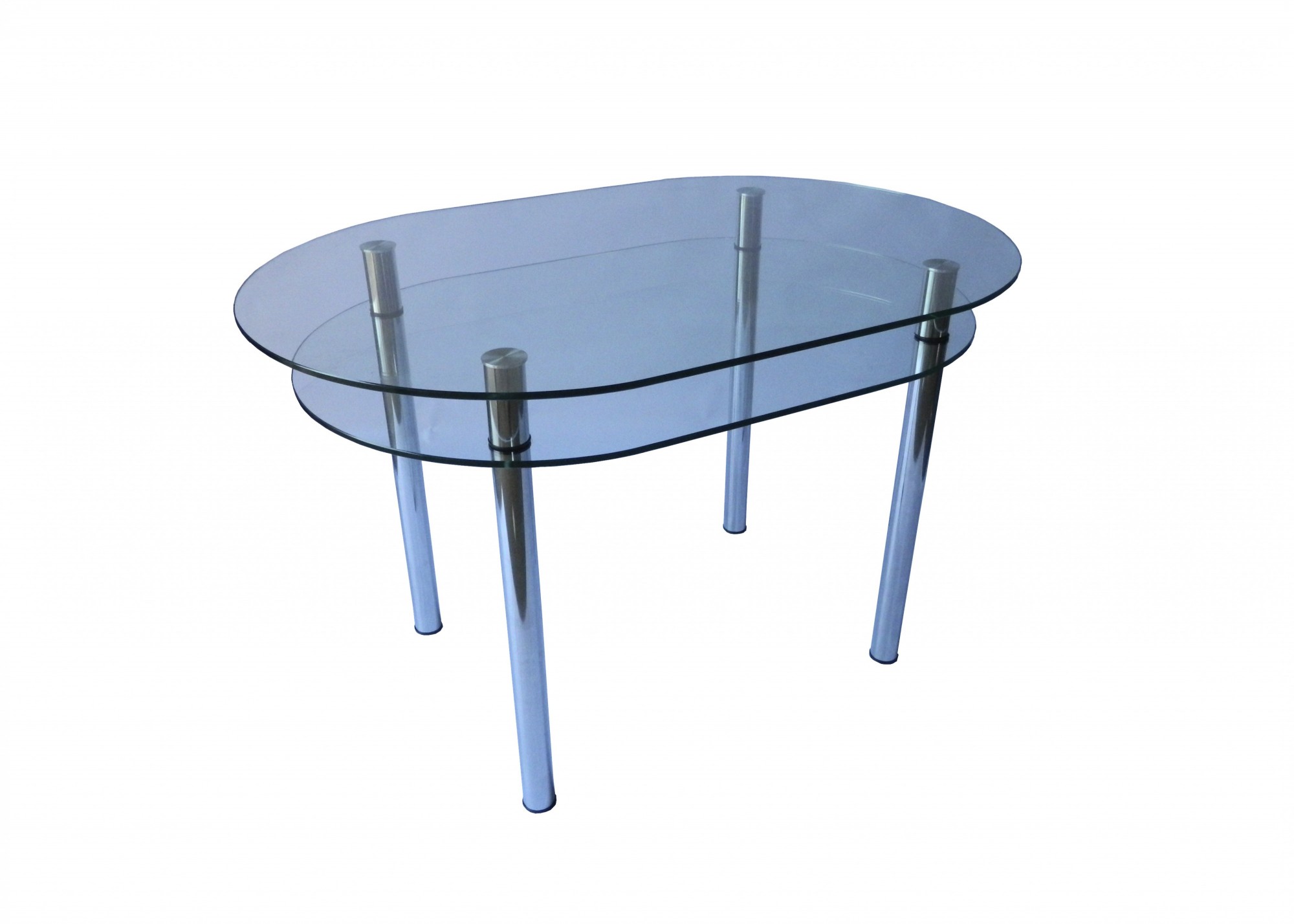

Обеденный стеклянный стол Glass Antonik КС-6 прозрачный (1100х700х750 мм)