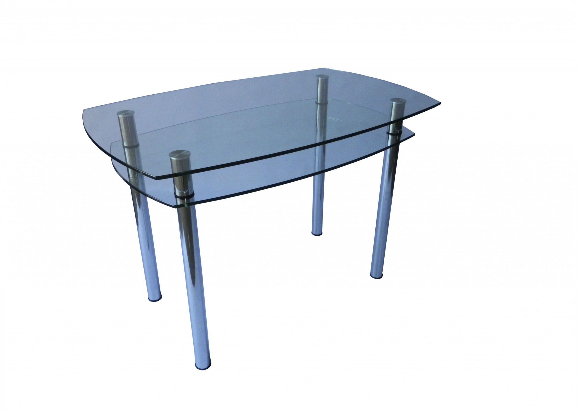 

Обеденный стеклянный стол Glass Antonik КС-2 прозрачный (1100х700х750 мм)